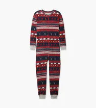 Hatley Pj's - Fair Isle Stag One Piece - 5