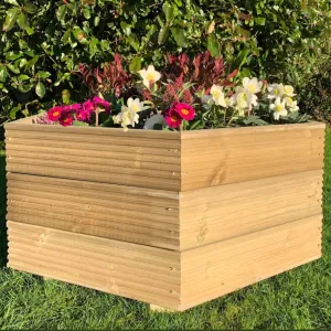 Hexagonal Decking Planter