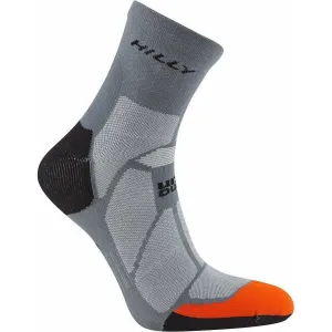 Hilly Marathon Fresh Anklet Running Socks - Grey
