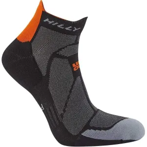 Hilly Marathon Fresh Socklet Running Socks - Black
