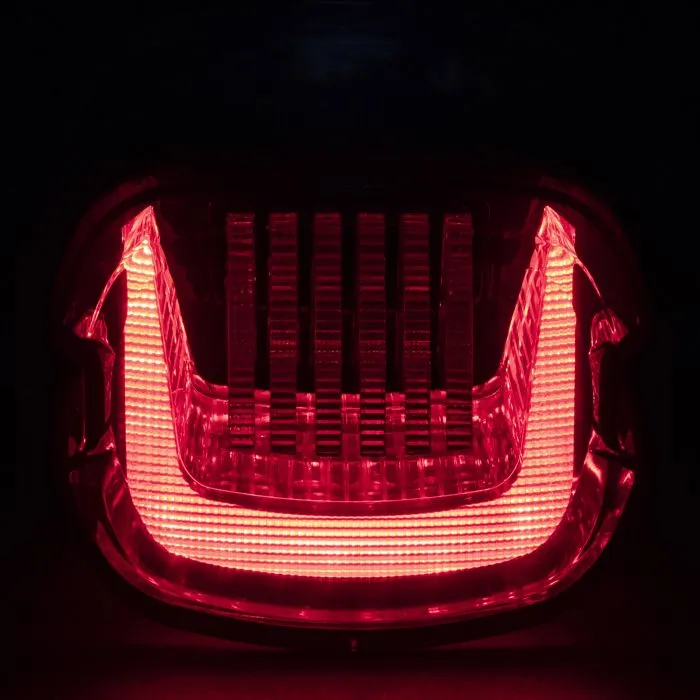 HOGWORKZ® Uproar Sequential LED Taillight w/out Plate Light | Clear
