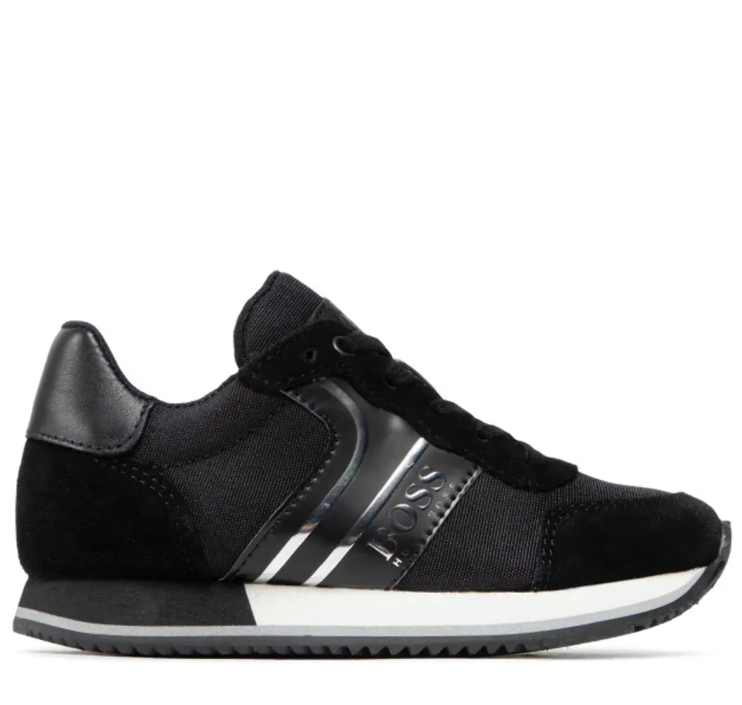 Hugo Boss Kids Low Top Sneaker Black J29282-09B