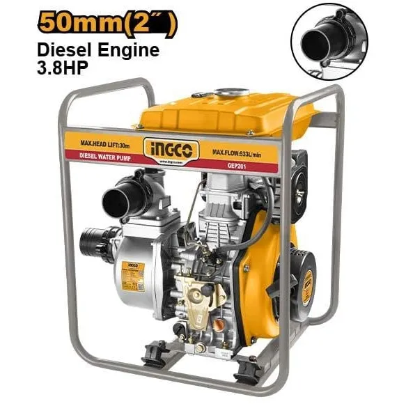 Ingco 2" Diesel Pump 3.8HP - GEP201
