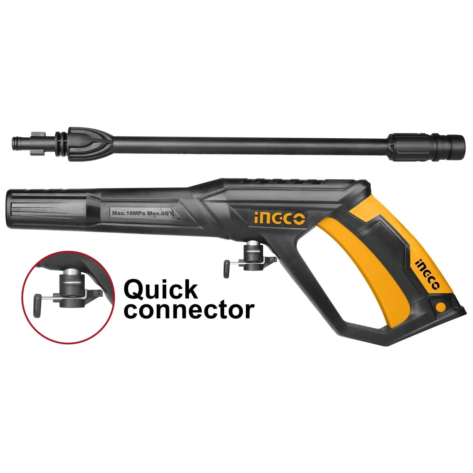 Ingco Spray Gun with Quick Connector for High Pressure Washers - AMSG028