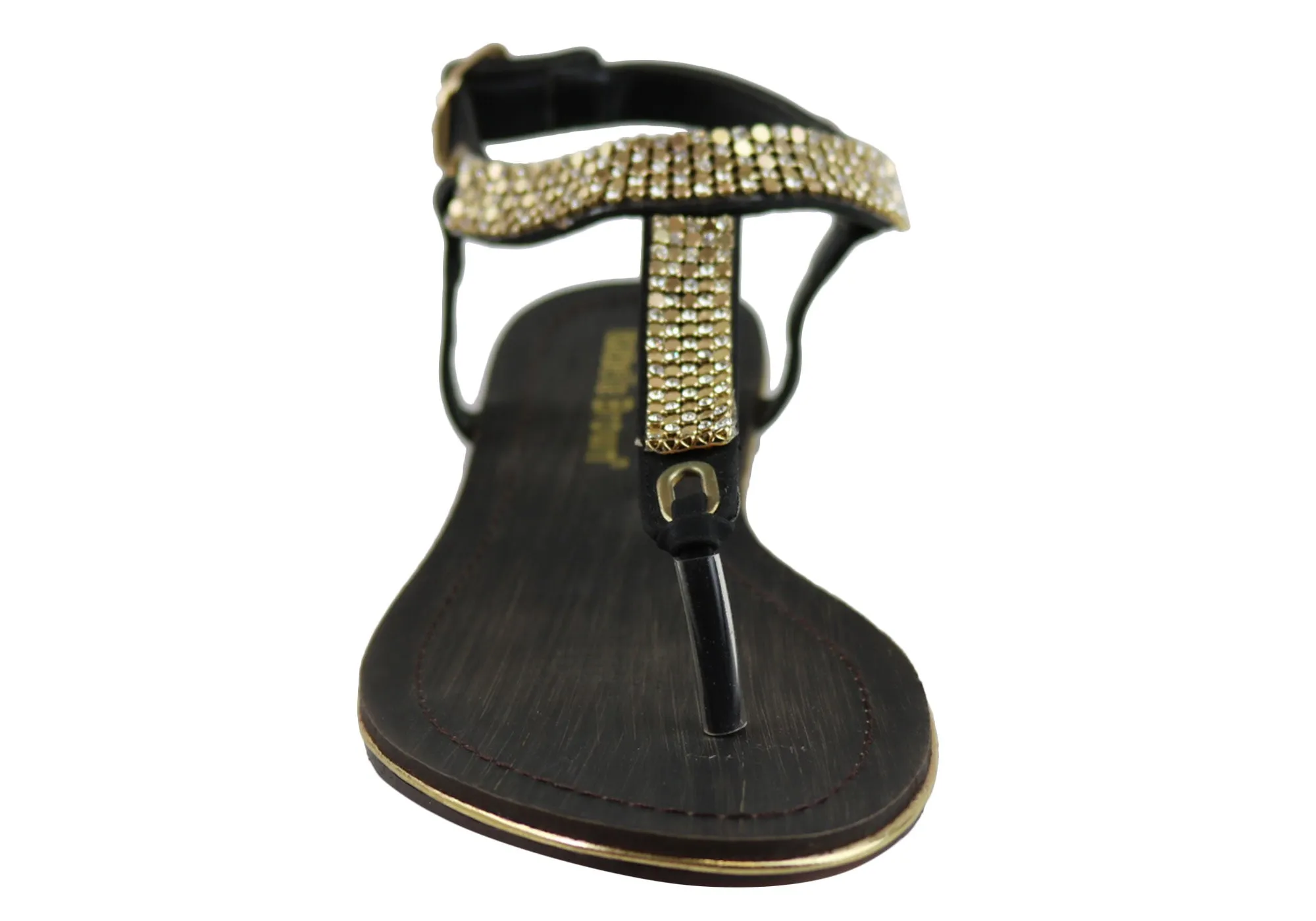 Isabella Brown Diane Womens Flat Fashion Sandals