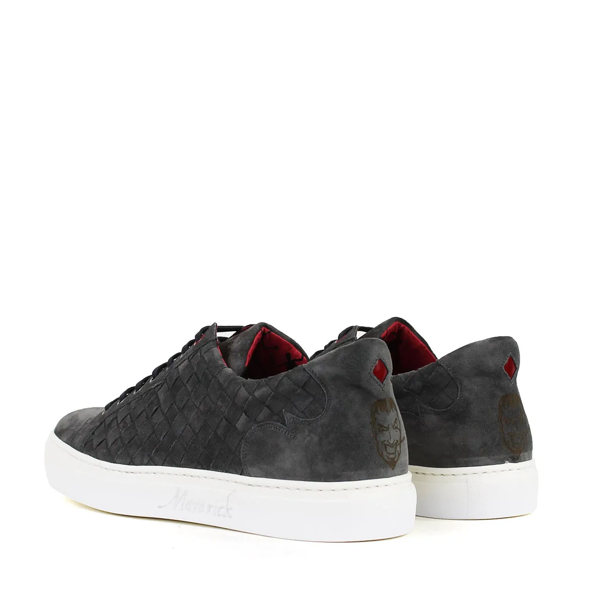 Jeffery West - Apolo Suede Leather Trainers in Grey