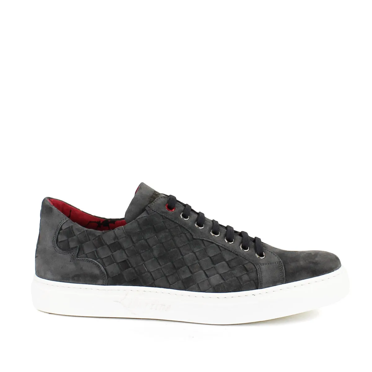Jeffery West - Apolo Suede Leather Trainers in Grey