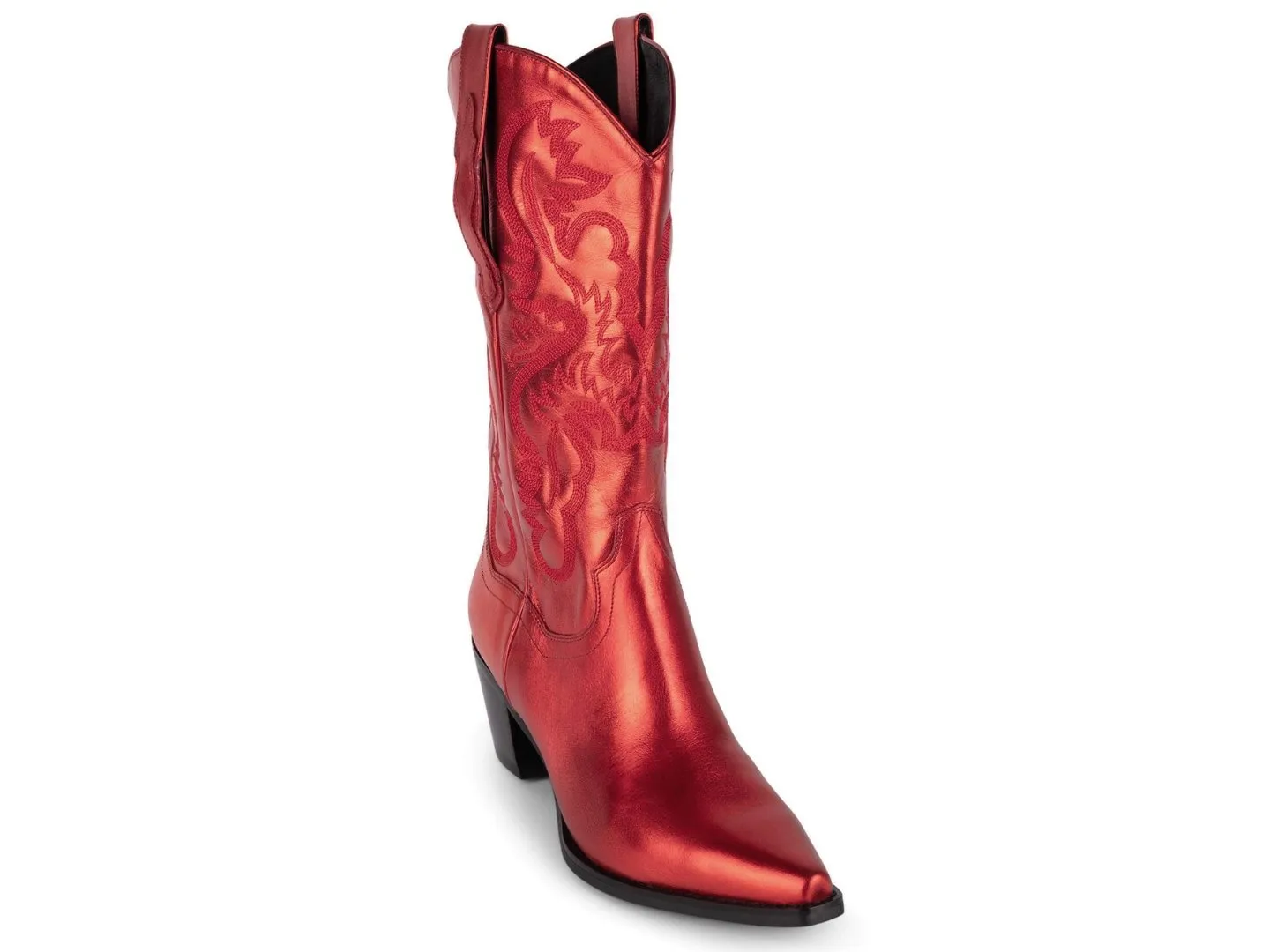 Jeffrey Campbell: Dagget in Red Metallic