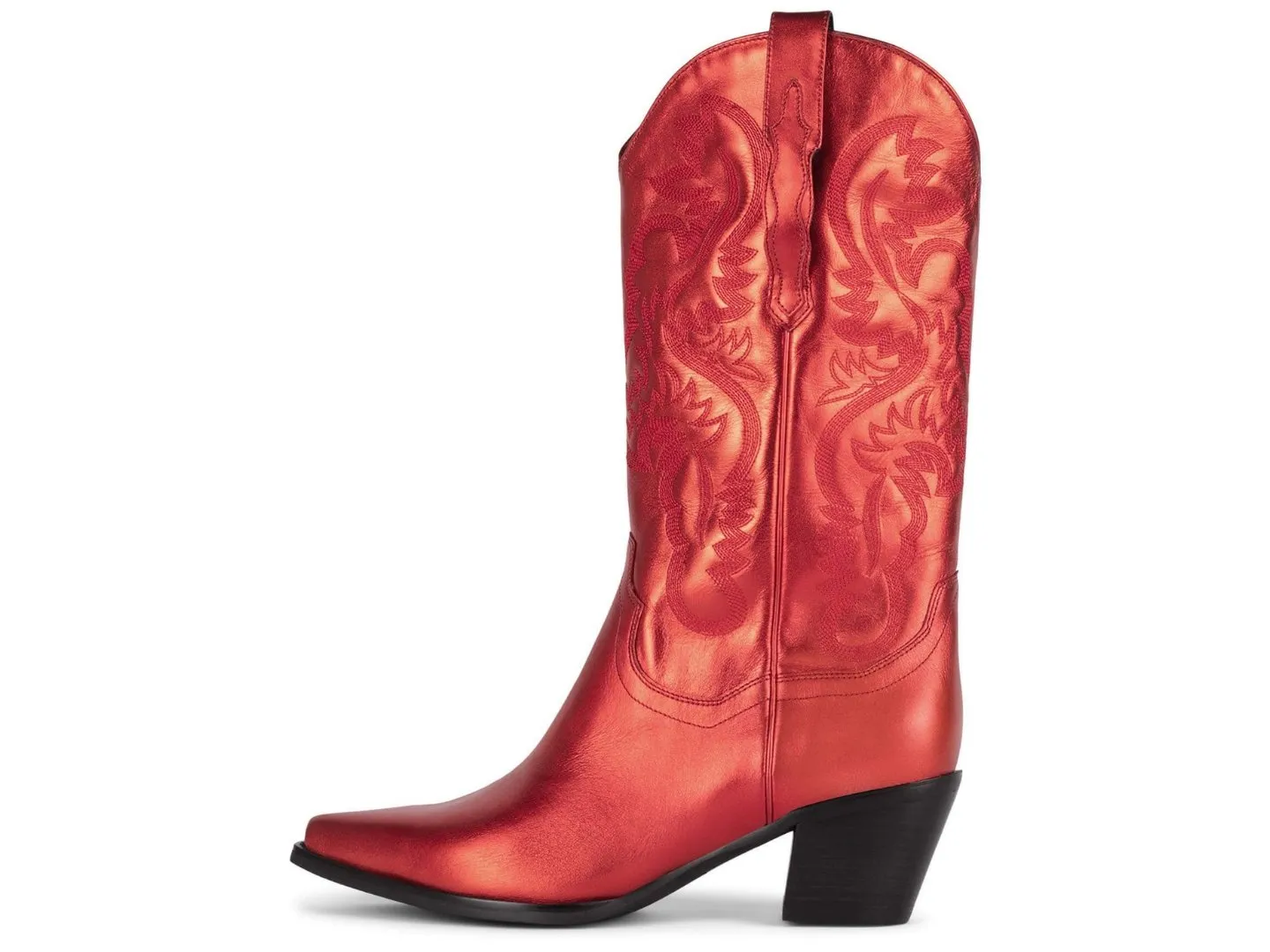 Jeffrey Campbell: Dagget in Red Metallic