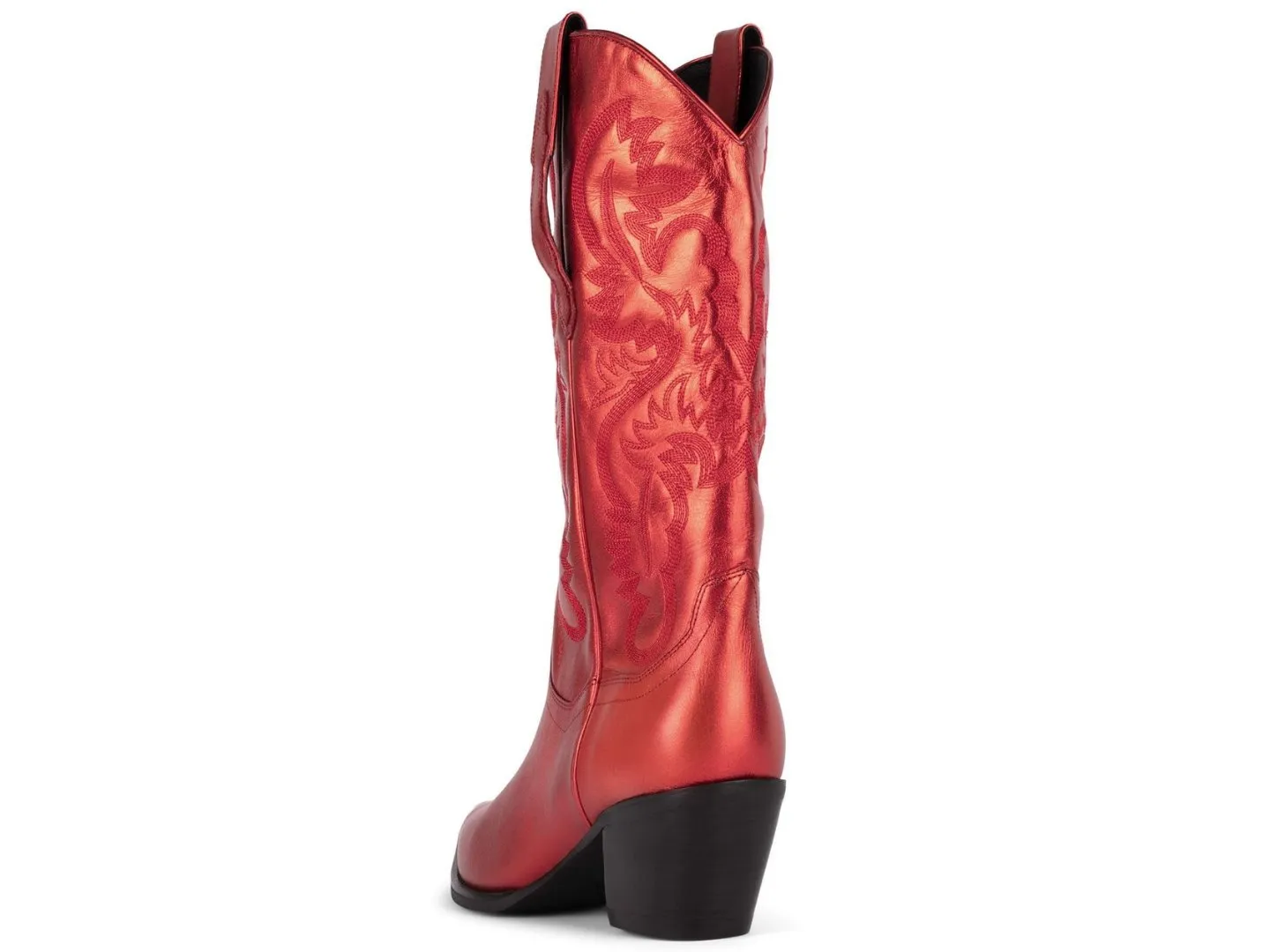 Jeffrey Campbell: Dagget in Red Metallic
