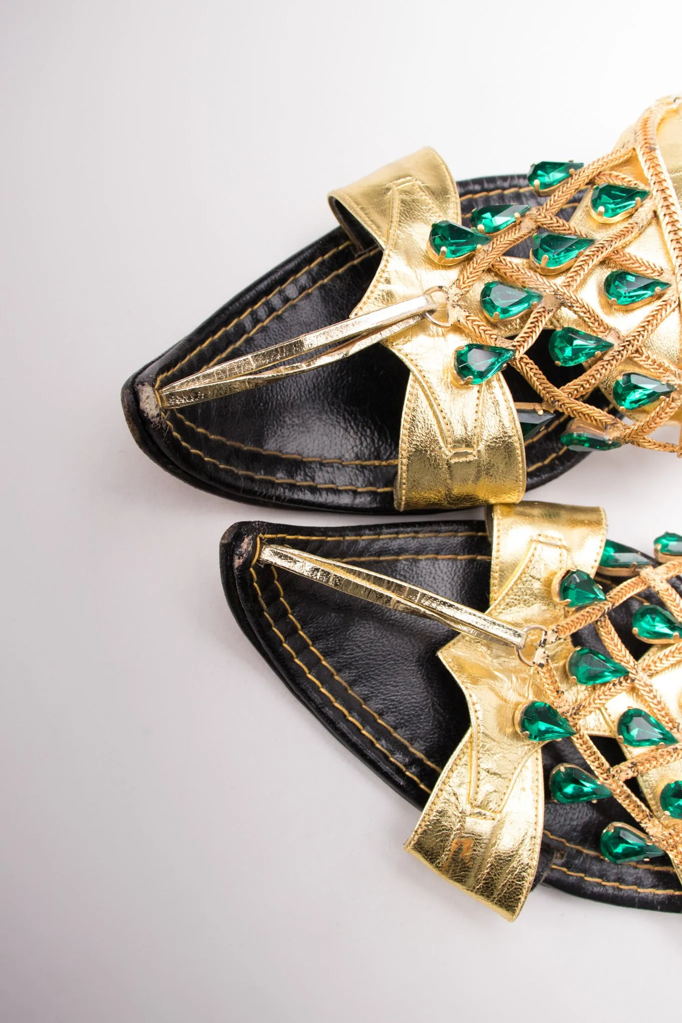 Jeweled Babouche Sandals