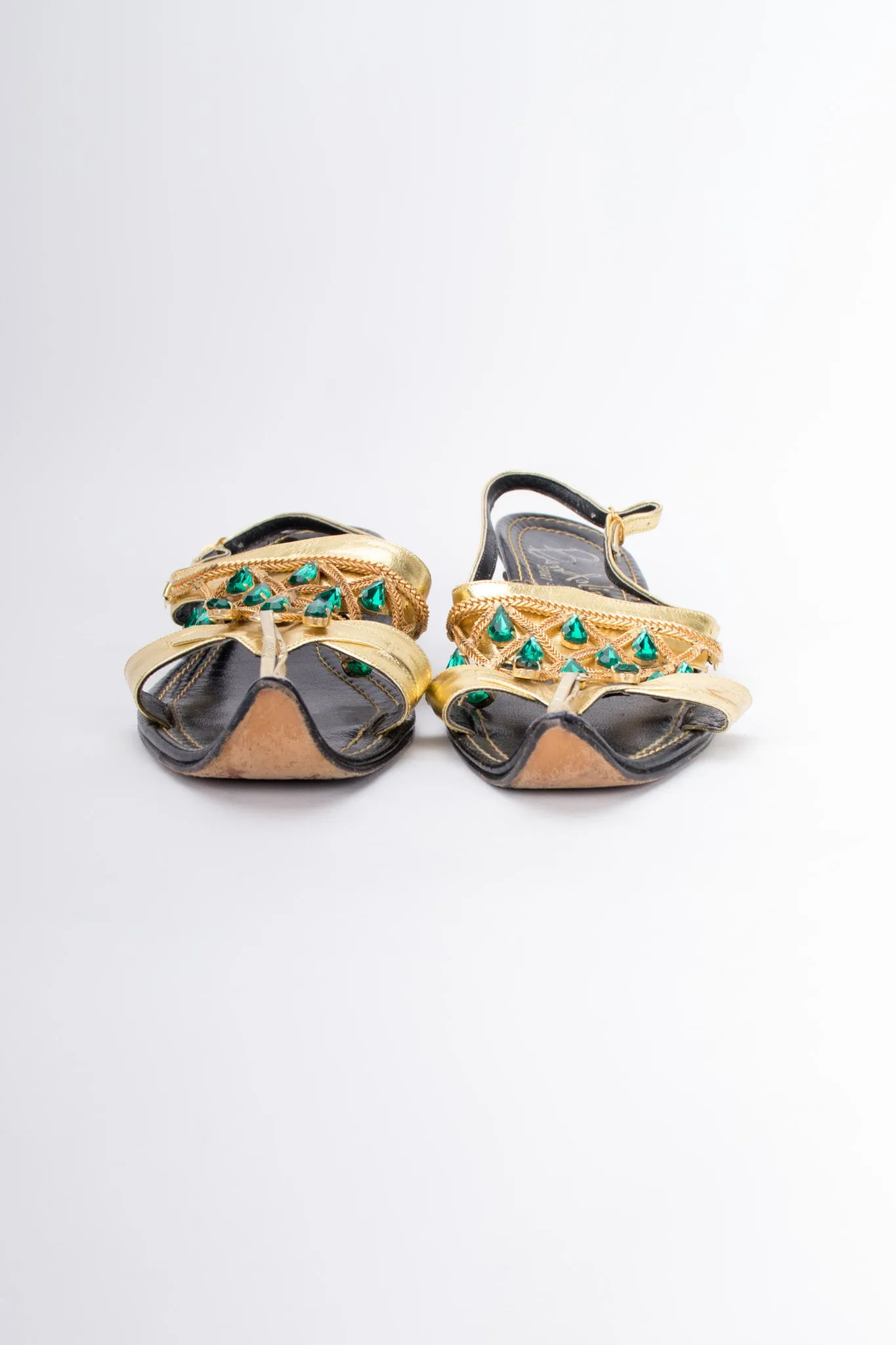 Jeweled Babouche Sandals
