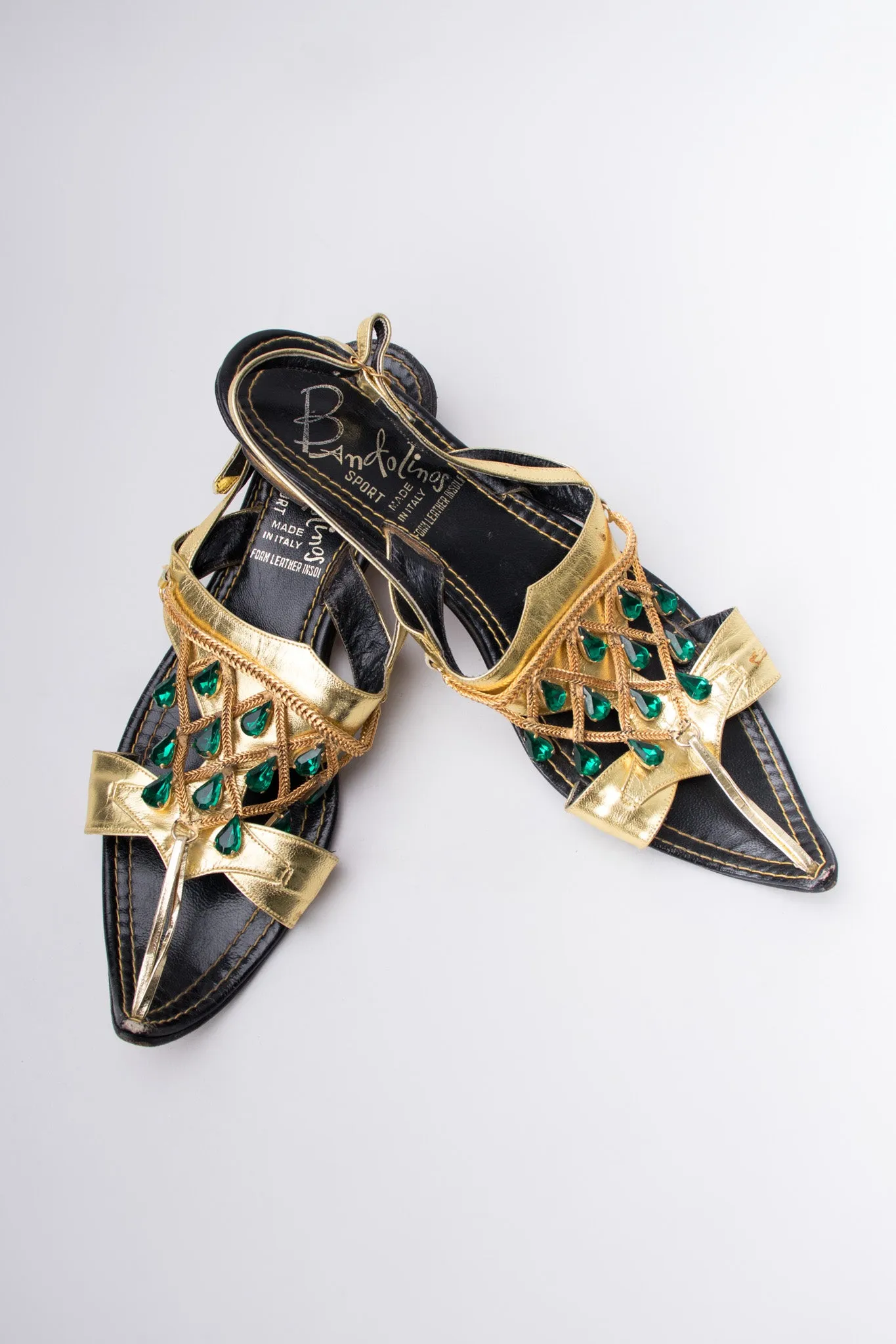Jeweled Babouche Sandals