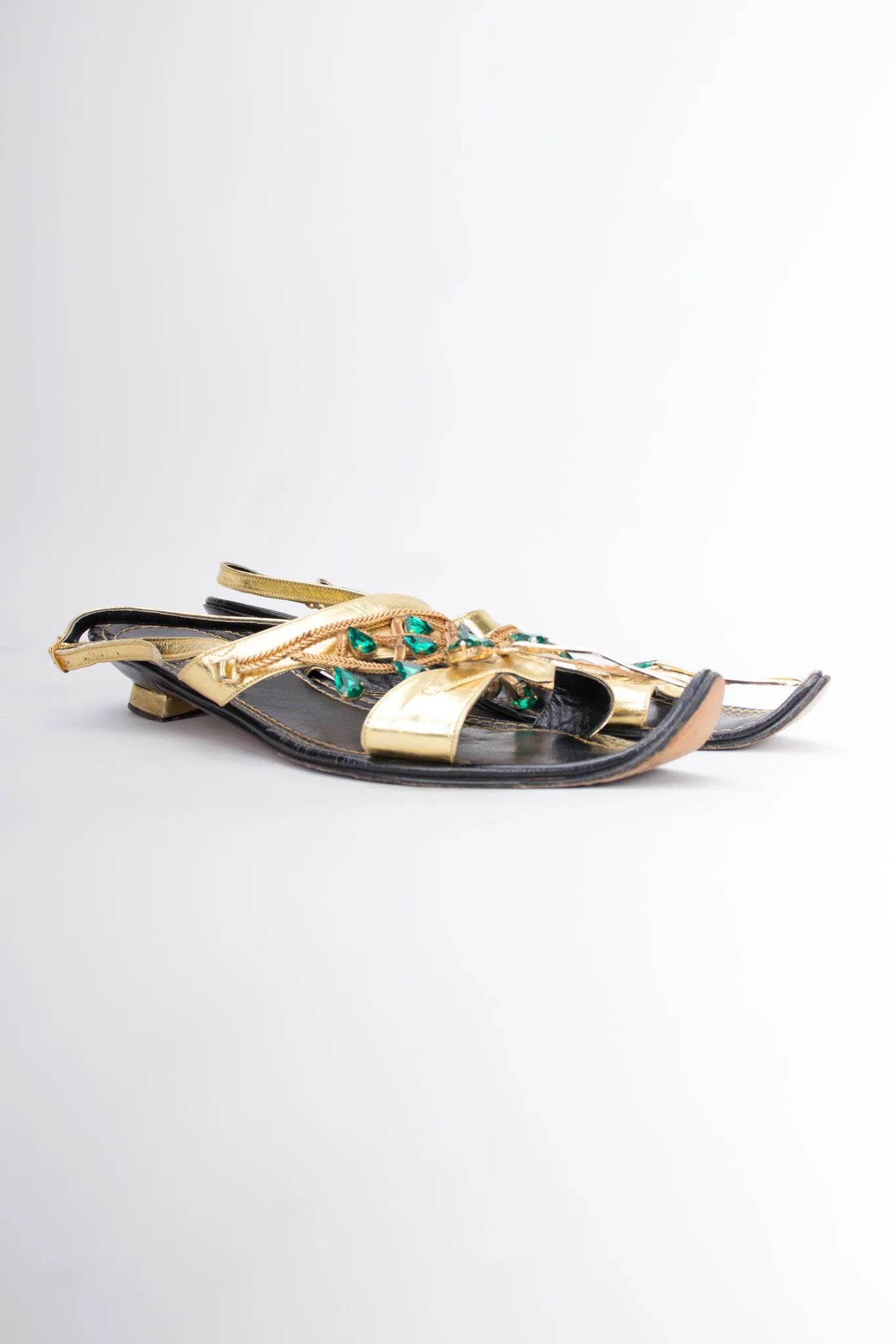Jeweled Babouche Sandals