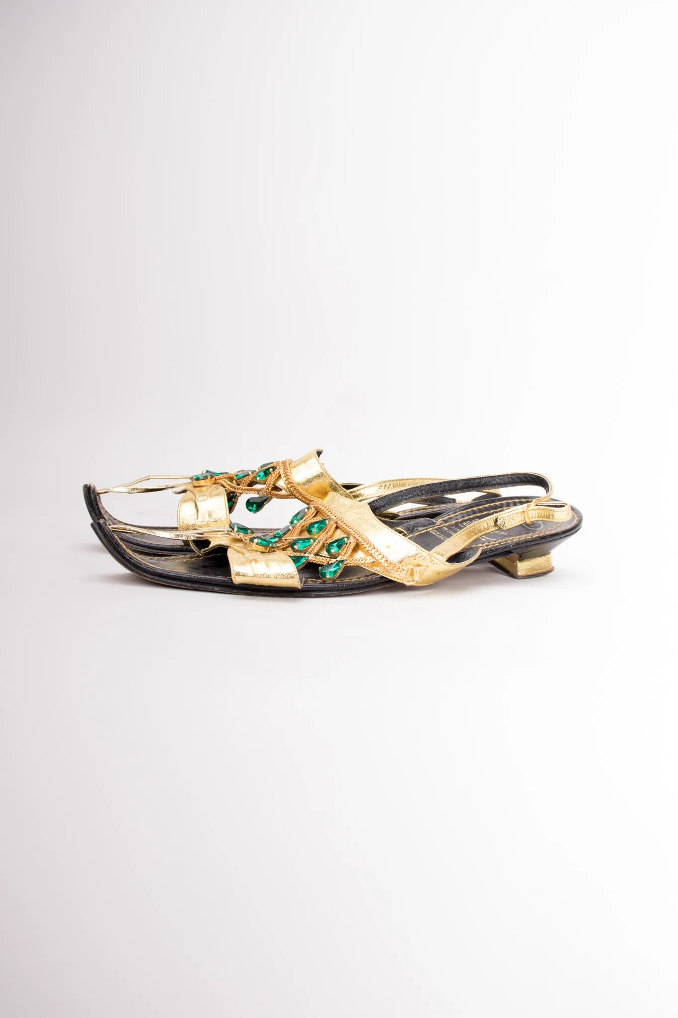 Jeweled Babouche Sandals