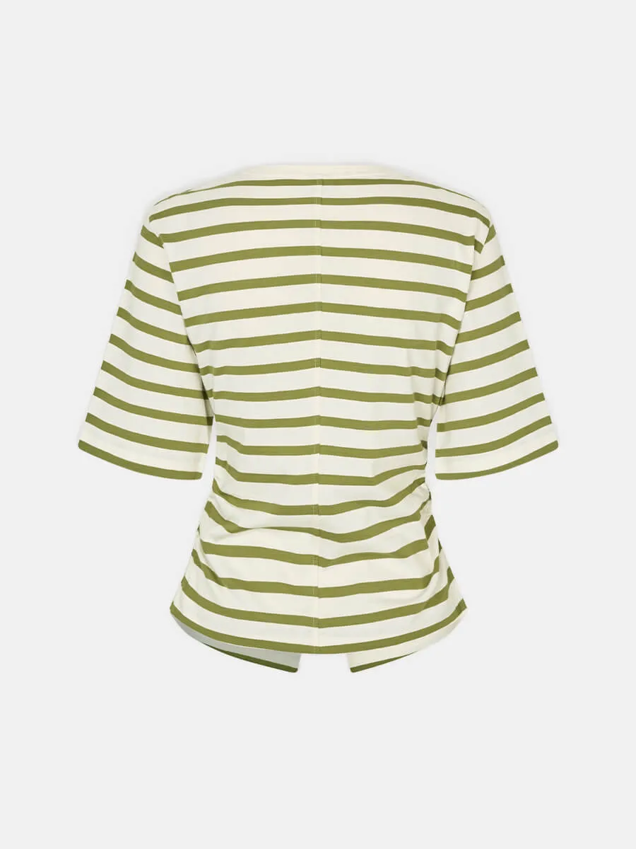 Juma T-shirt - Green Stripe
