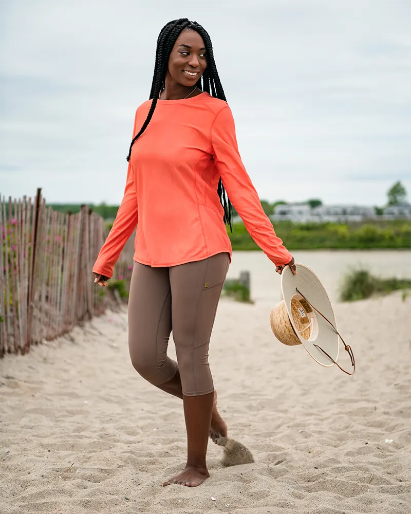 Jump In 3/4 Swim Leggings - Grounded