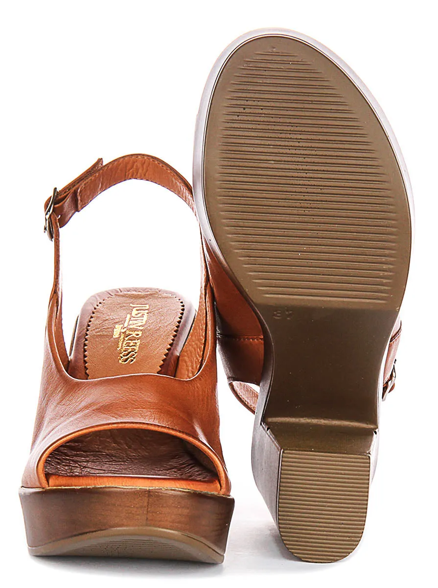 Justinreess England Serene In Tan For Women