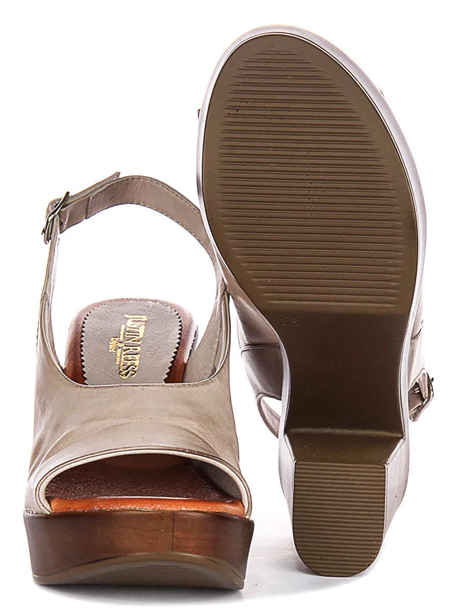 Justinreess England Serene In Taupe For Women