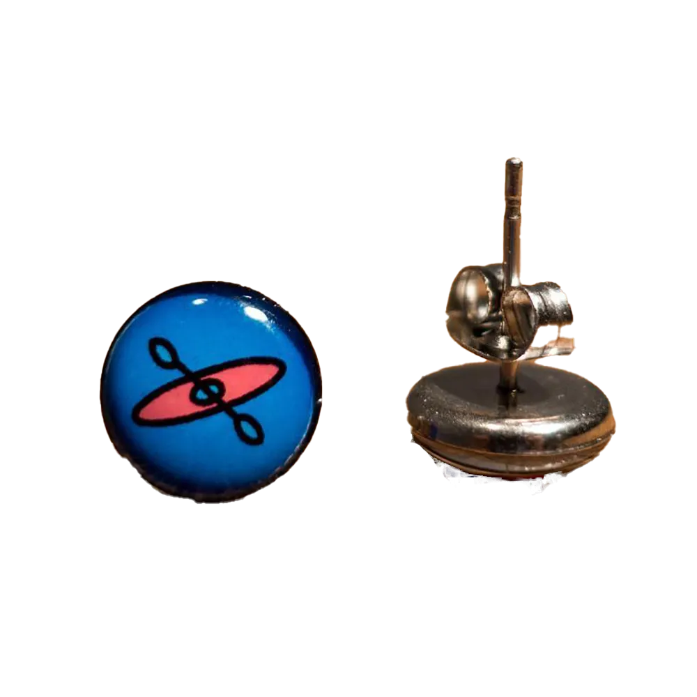 Kayaking Stud Earrings