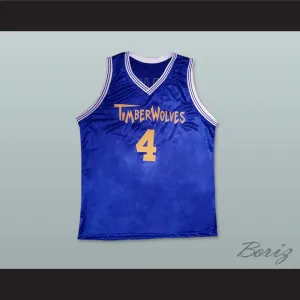 Kevin Zegers Josh Framm 4 Timberwoves Basketball Jersey Air Bud