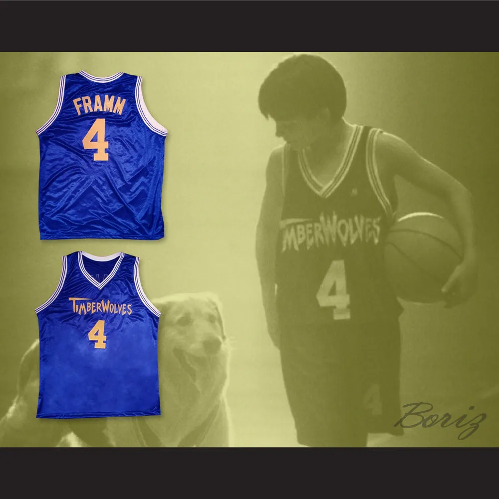 Kevin Zegers Josh Framm 4 Timberwoves Basketball Jersey Air Bud