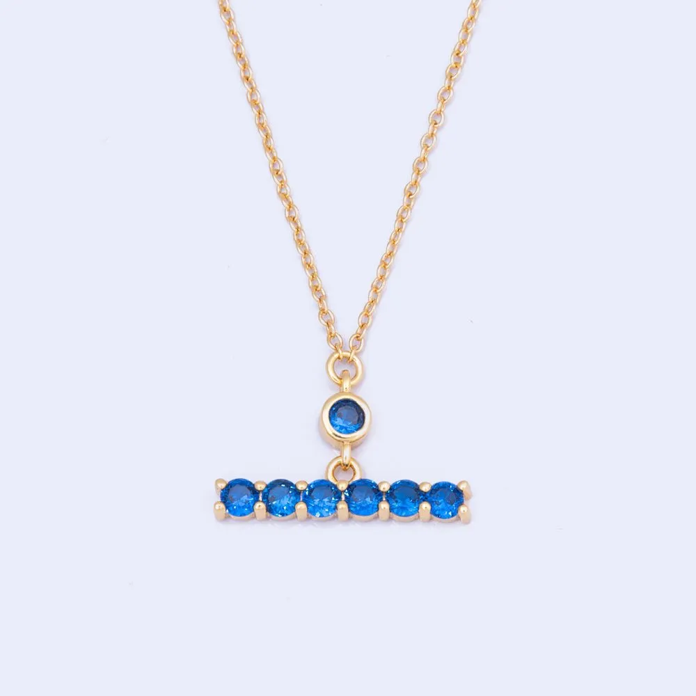Knight & Day Sapphire T Bar Q526NTR
