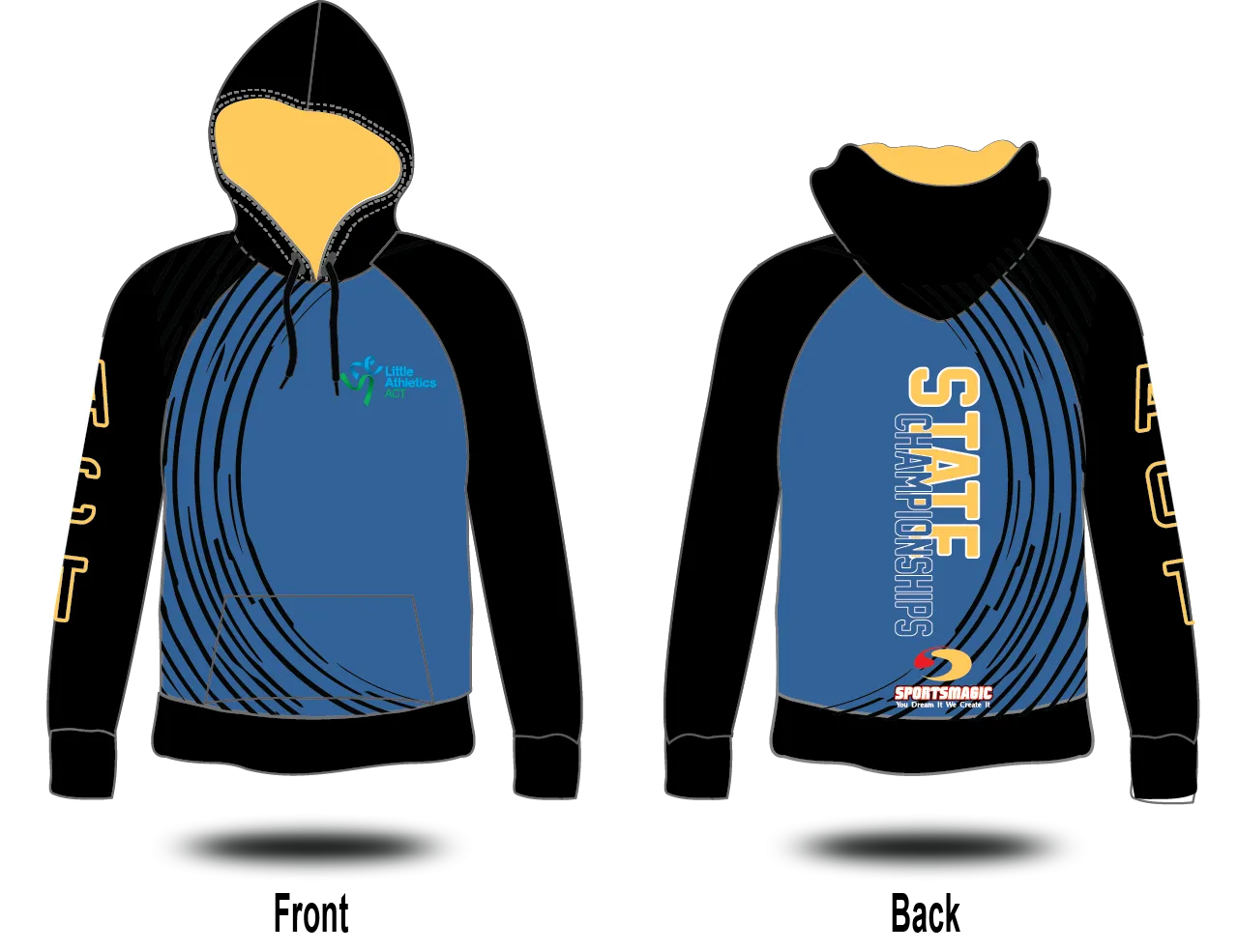 LA ACT - 2019 Hoodie (Blue)