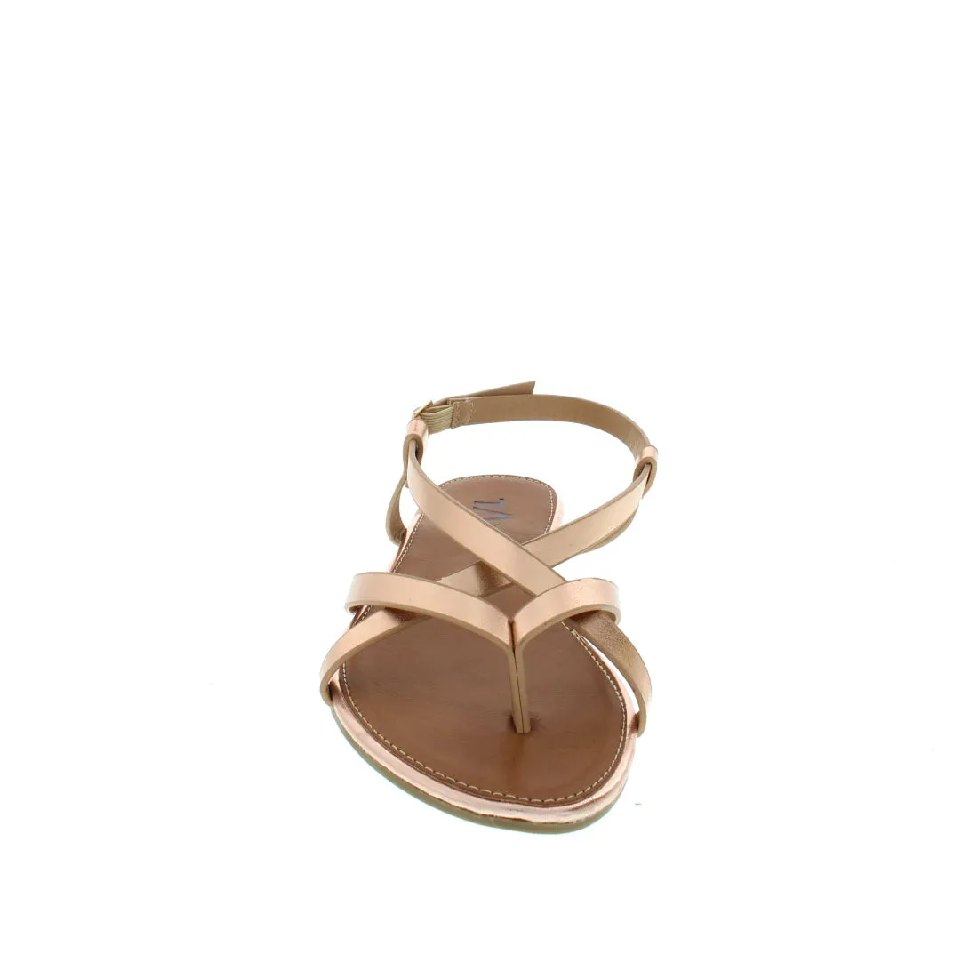 LA CROSS STRAP SANDAL W TOE PIECE BACKSTRAP