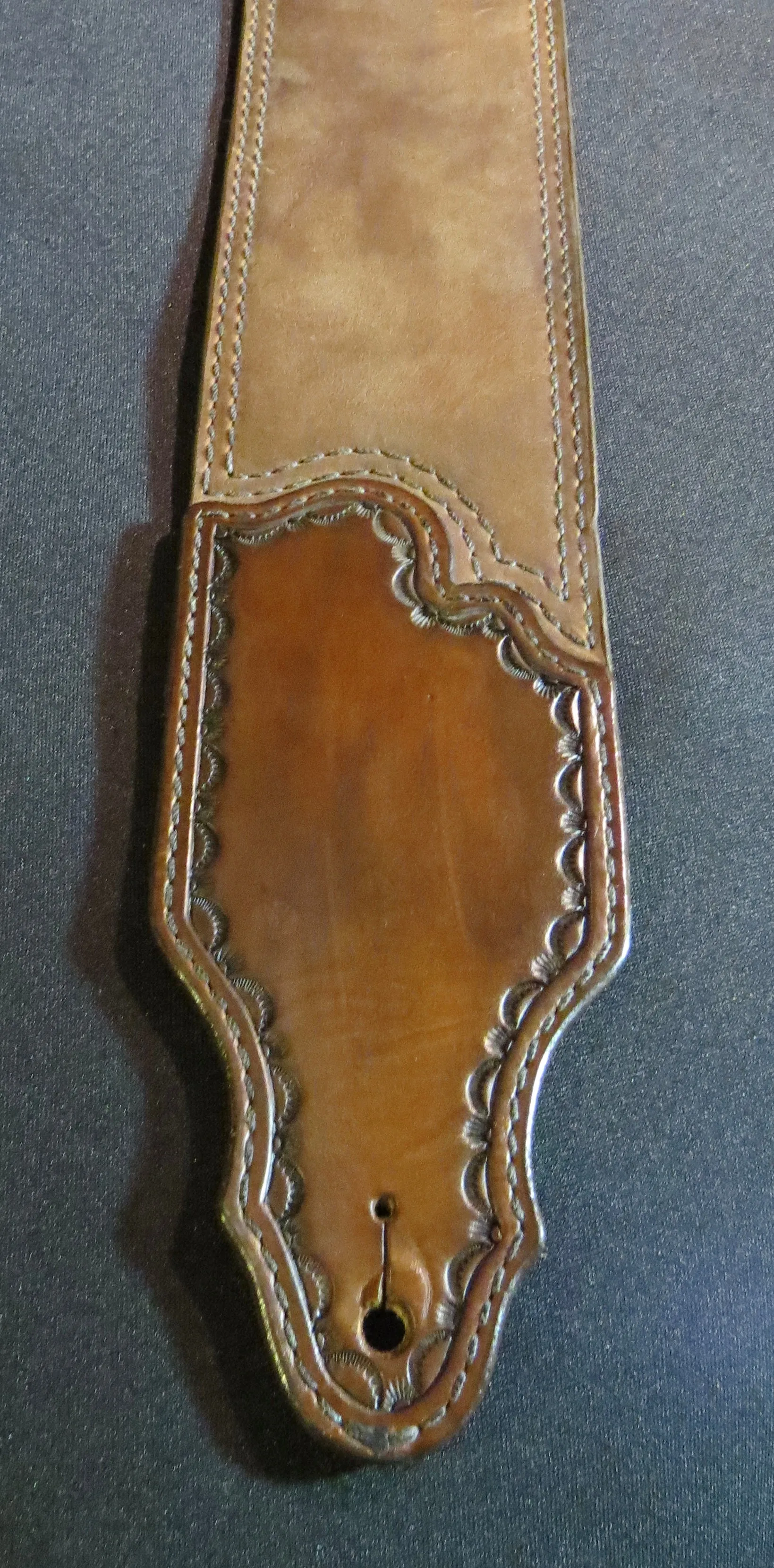 Leather Guitar Strap 3" wide