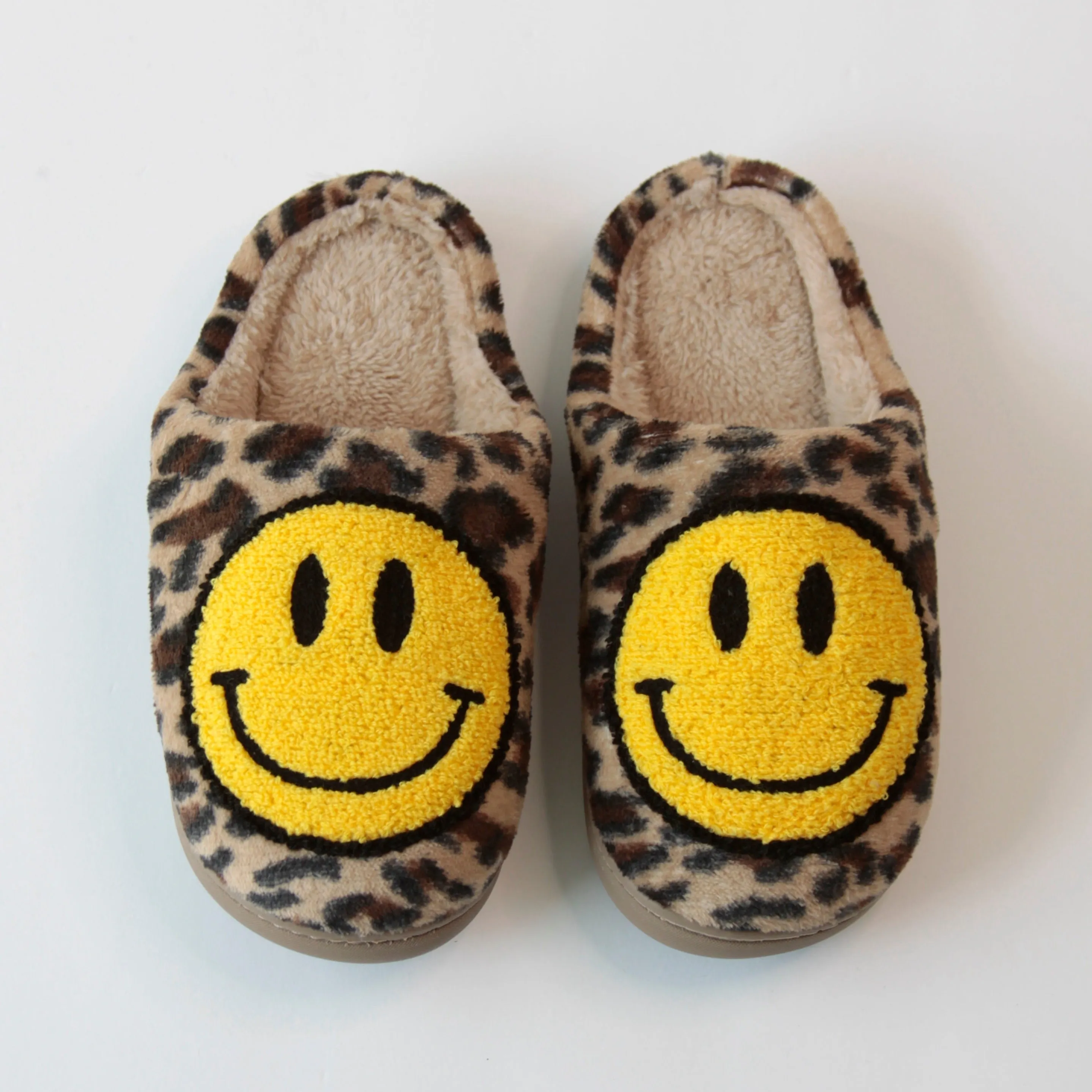Leopard Happy Slippers