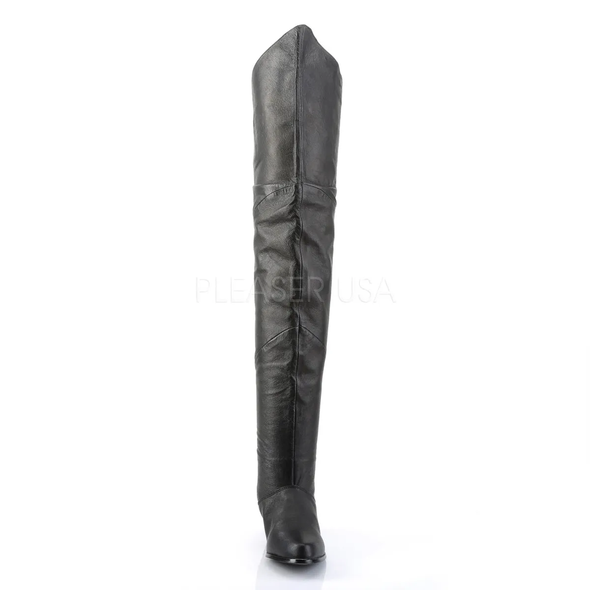 MAIDEN-8828  Black Leather (P)