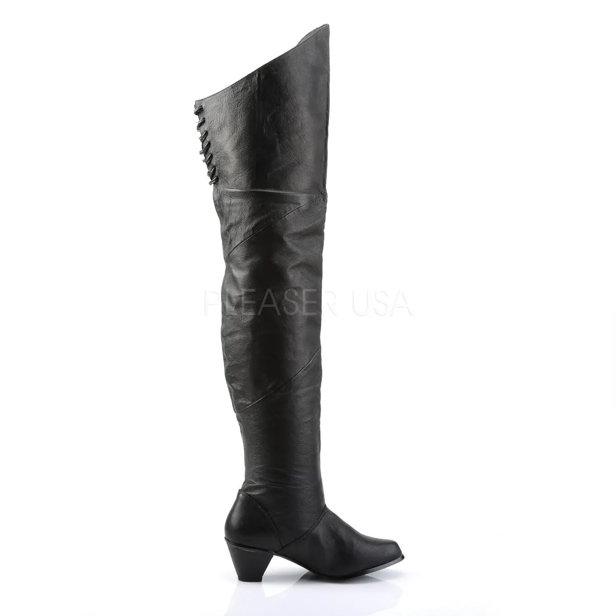MAIDEN-8828  Black Leather (P)