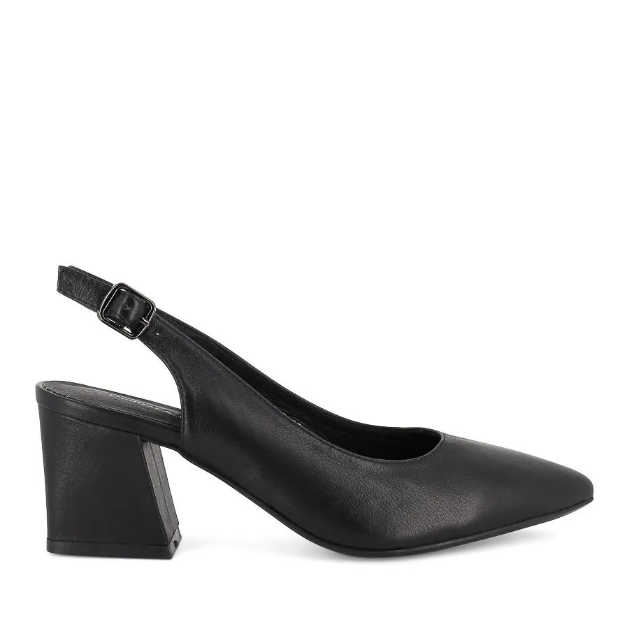 MALIA - BLACK LEATHER