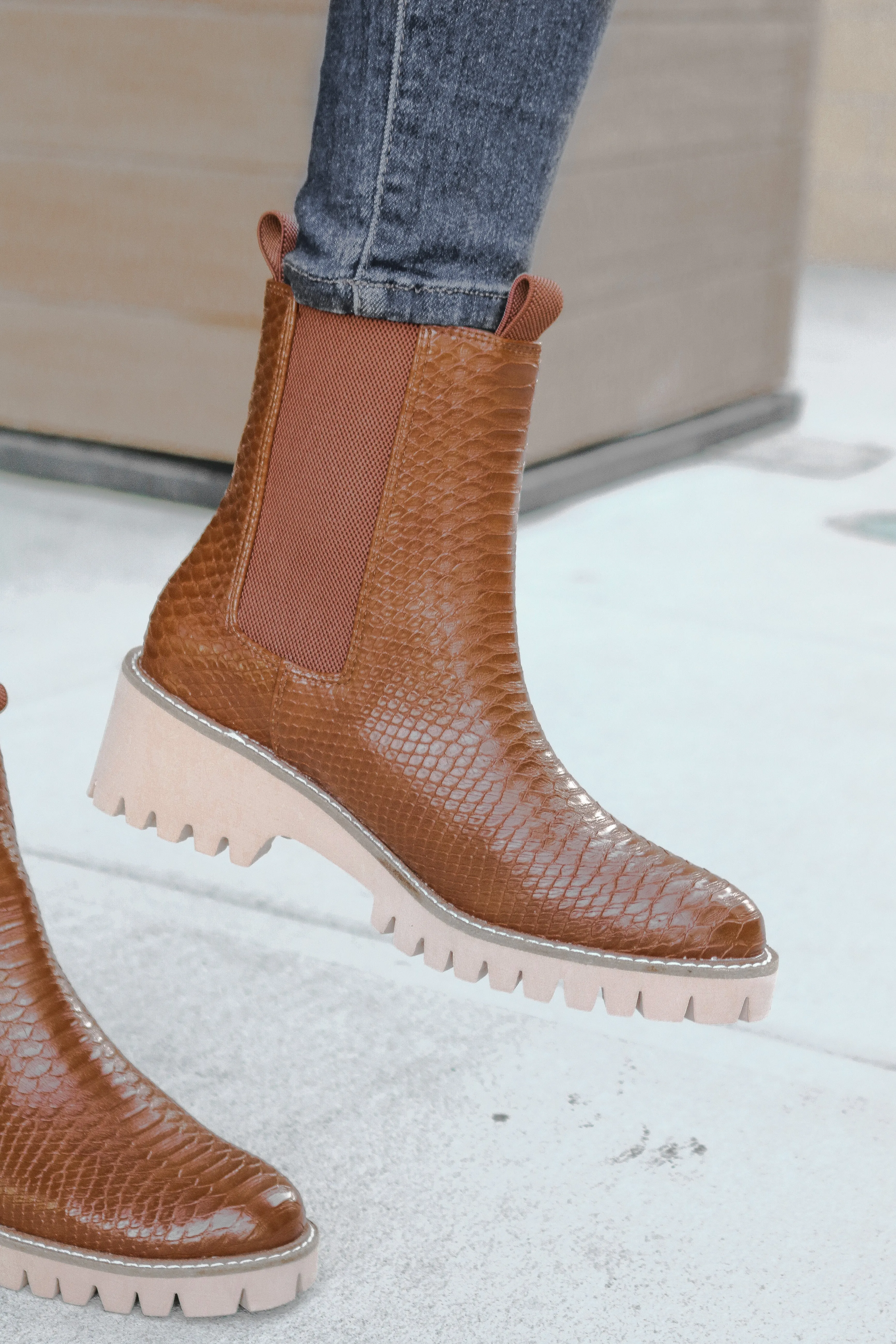 Matisse: Chase Boot in Cognac