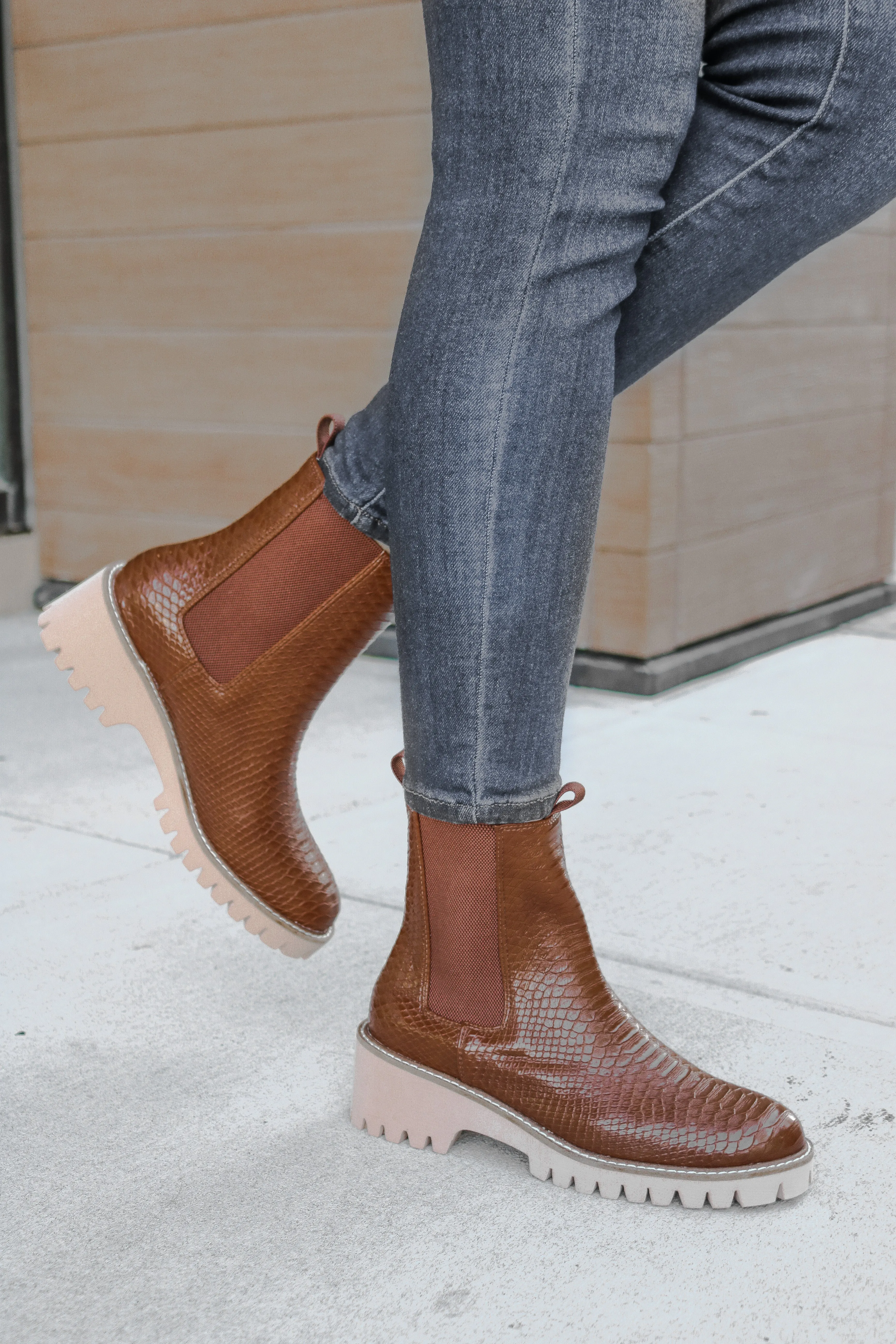 Matisse: Chase Boot in Cognac