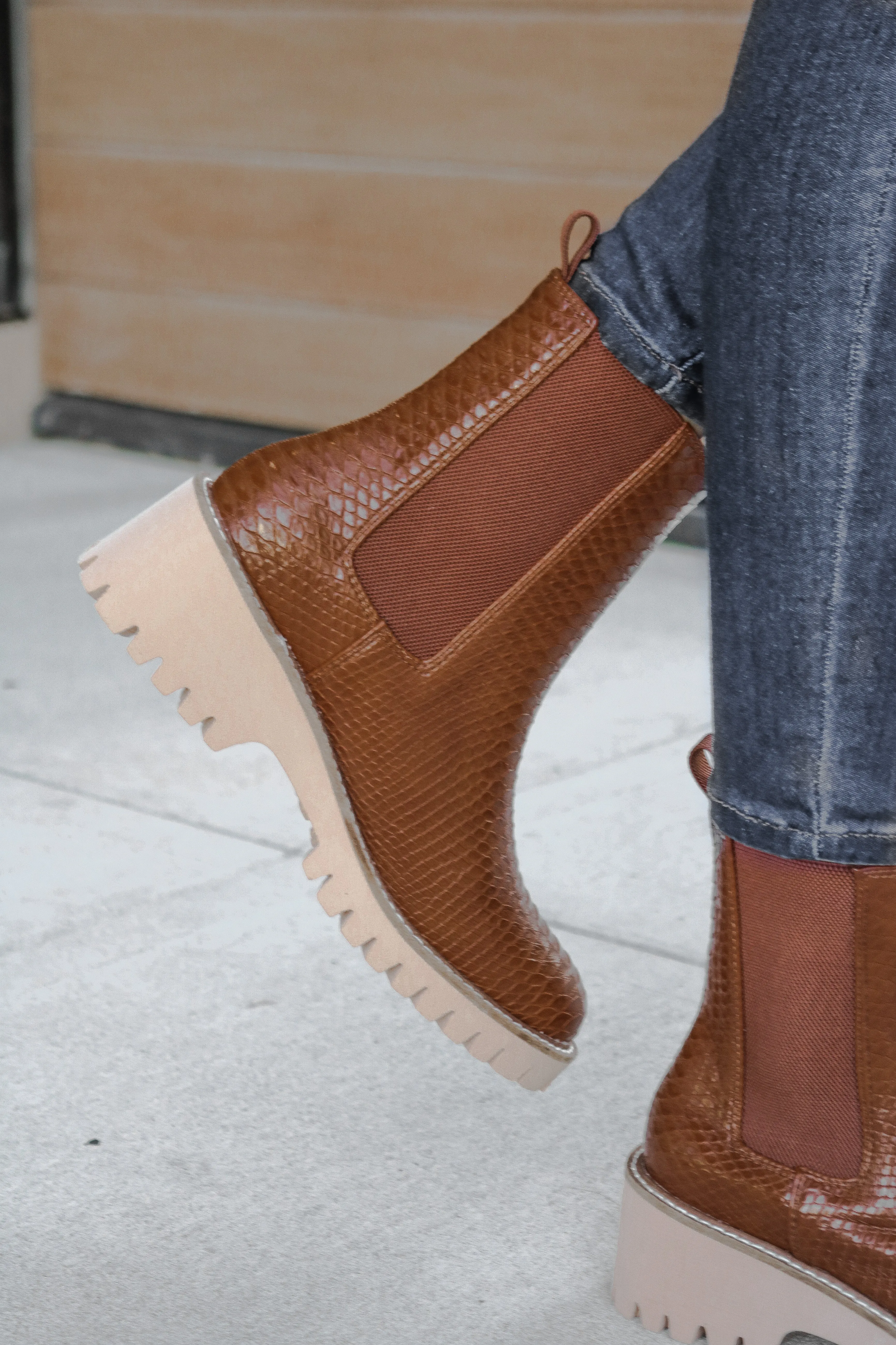 Matisse: Chase Boot in Cognac