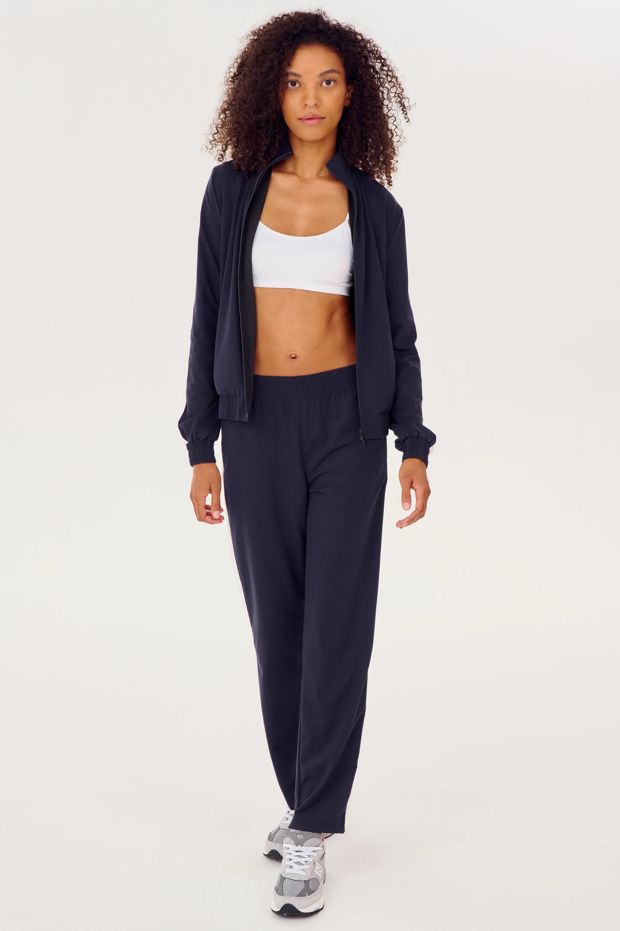 Max Rigor Track Jacket - Indigo/White