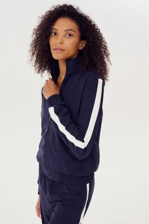 Max Rigor Track Jacket - Indigo/White