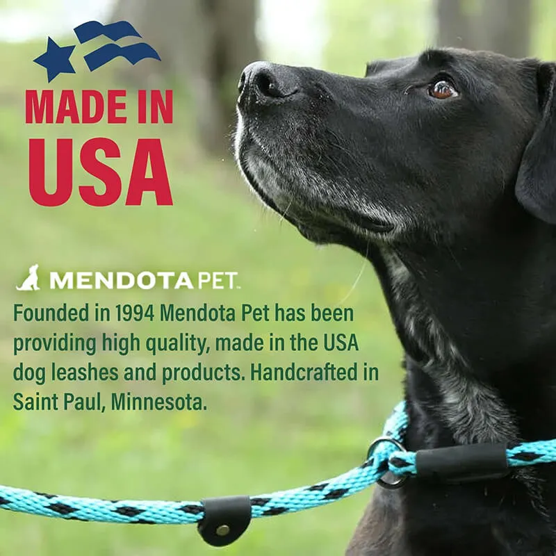 Mendota Rope Slip Lead Dark Brown