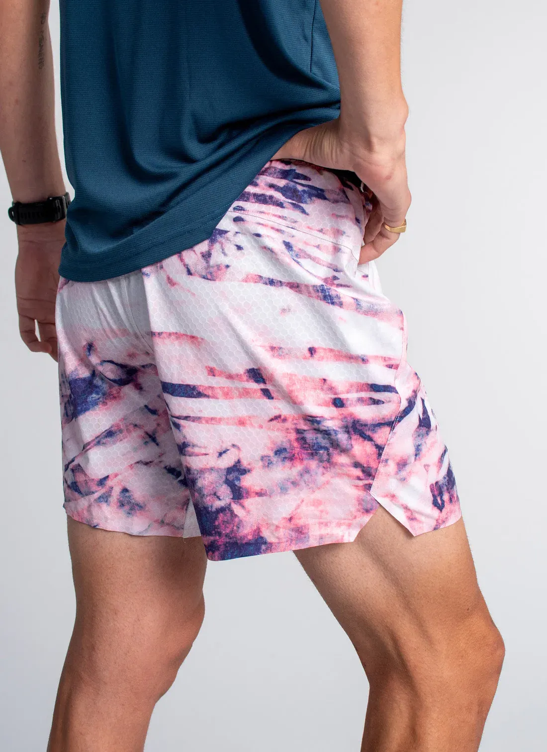 Men's Fly 7" Shorts - Pink Shift