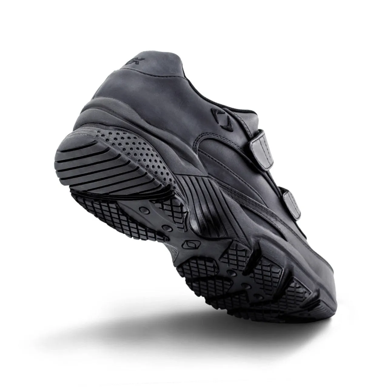 Men's Strap Walking Shoe - X Last - 2-Strap - Black