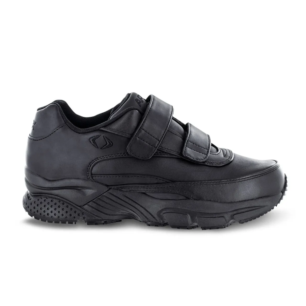 Men's Strap Walking Shoe - X Last - 2-Strap - Black