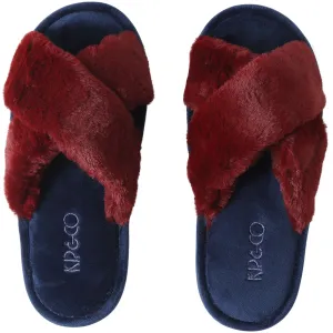Midnight Merlot Adult Slippers