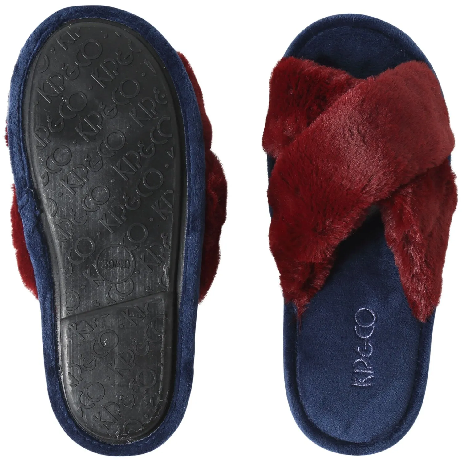 Midnight Merlot Adult Slippers