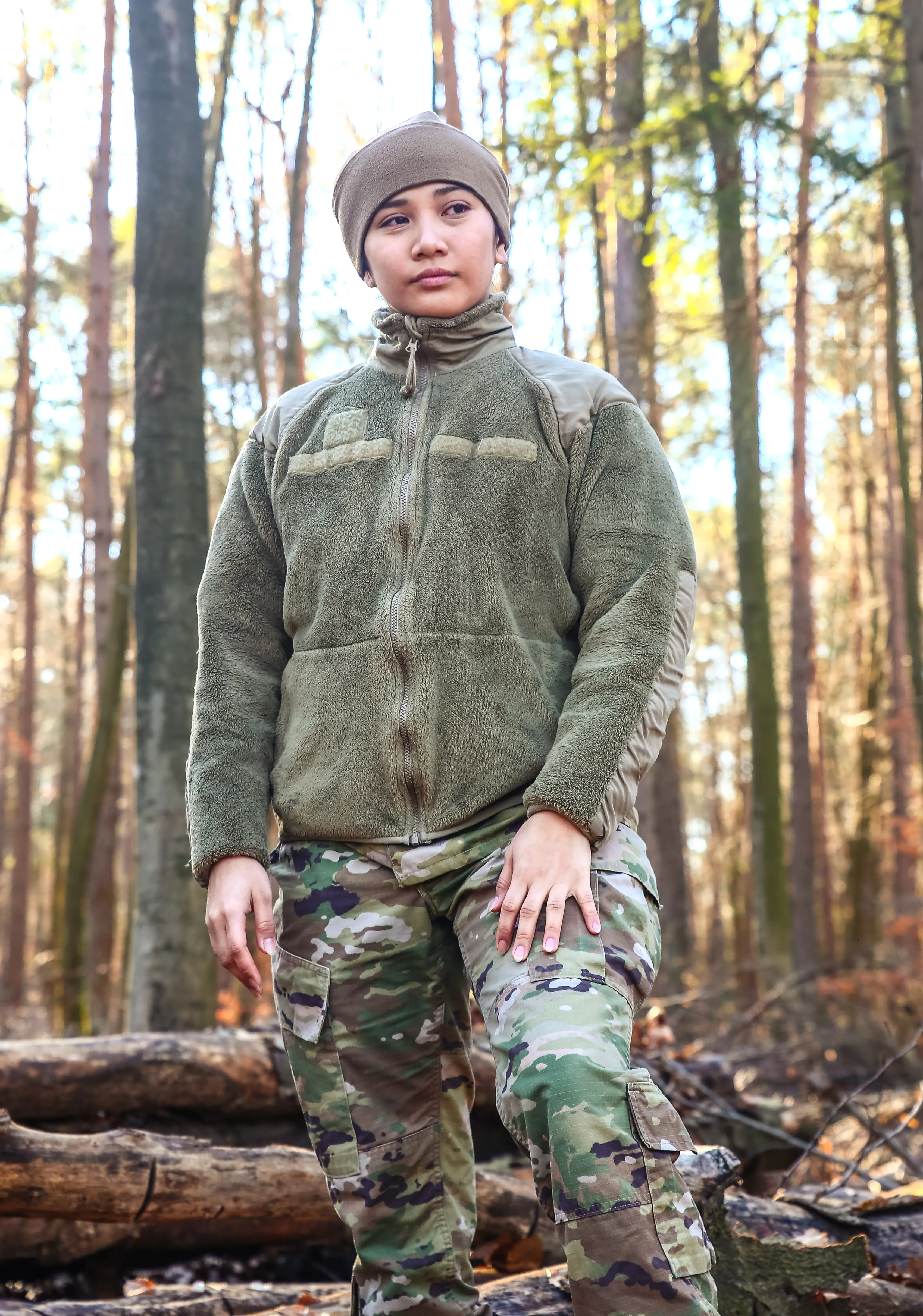 Military Watch Cap - Coyote Brown