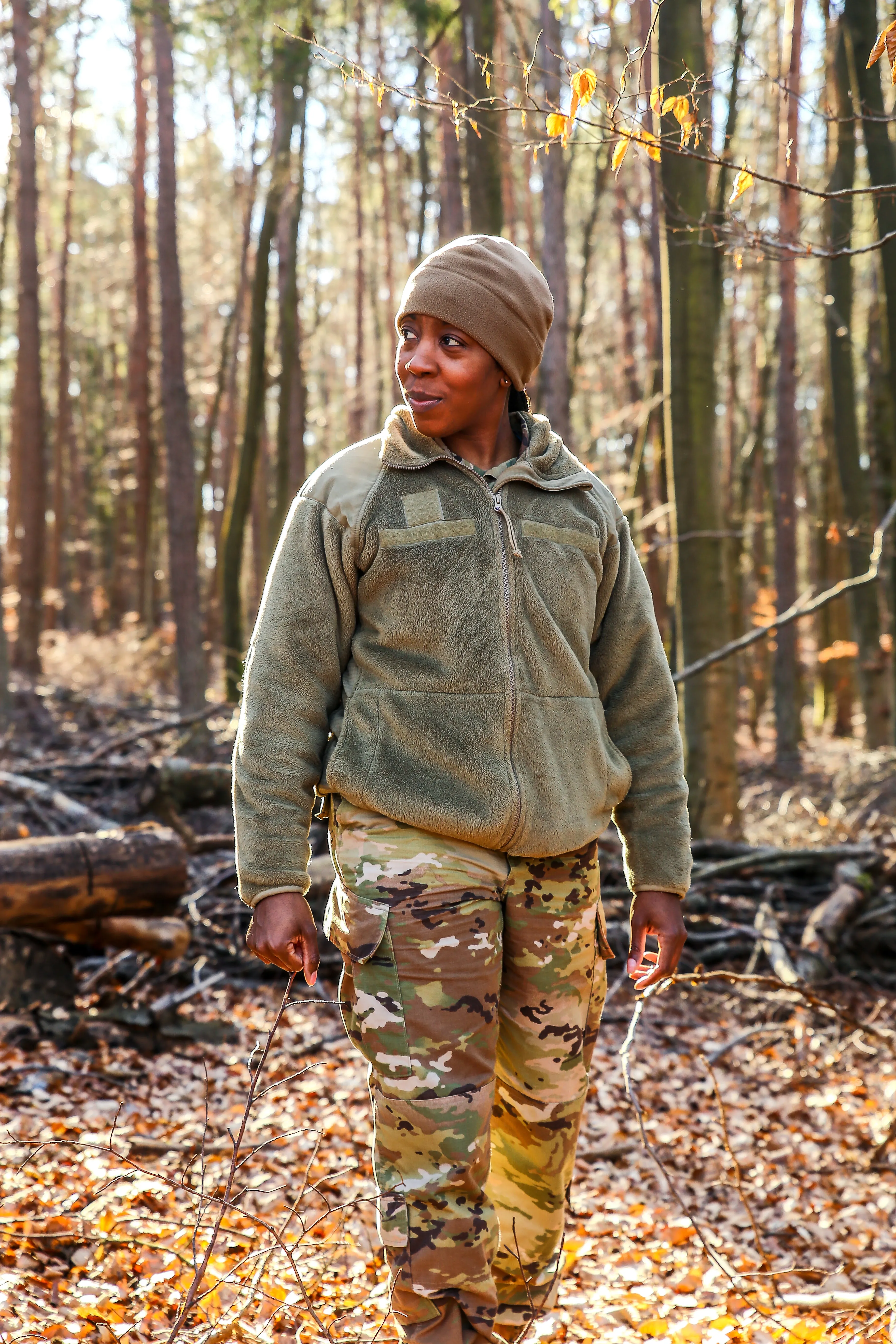 Military Watch Cap - Coyote Brown