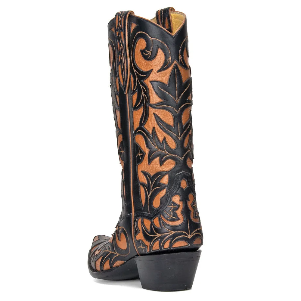 Monet 12" - Black/Tan
