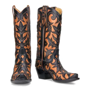 Monet 12" - Black/Tan