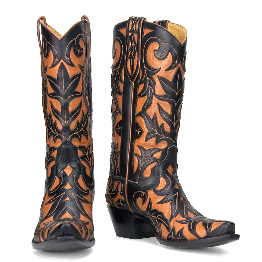 Monet 12" - Black/Tan